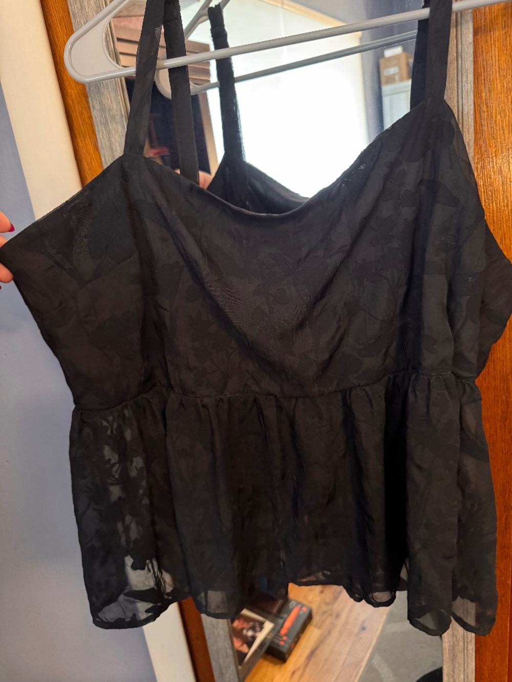 Sheer tank top